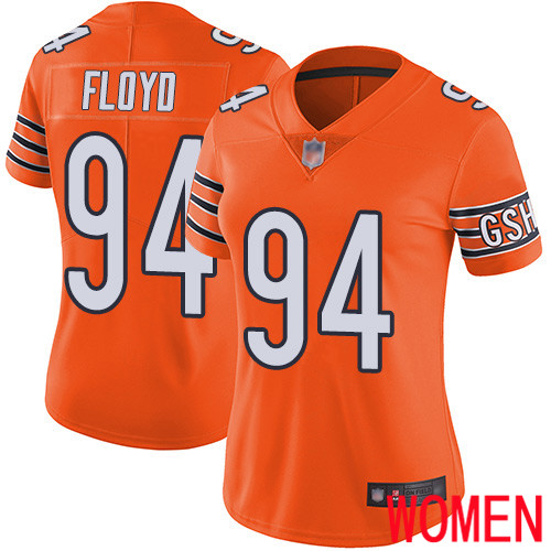 Chicago Bears Limited Orange Women Leonard Floyd Alternate Jersey NFL Football #94 Vapor Untouchable